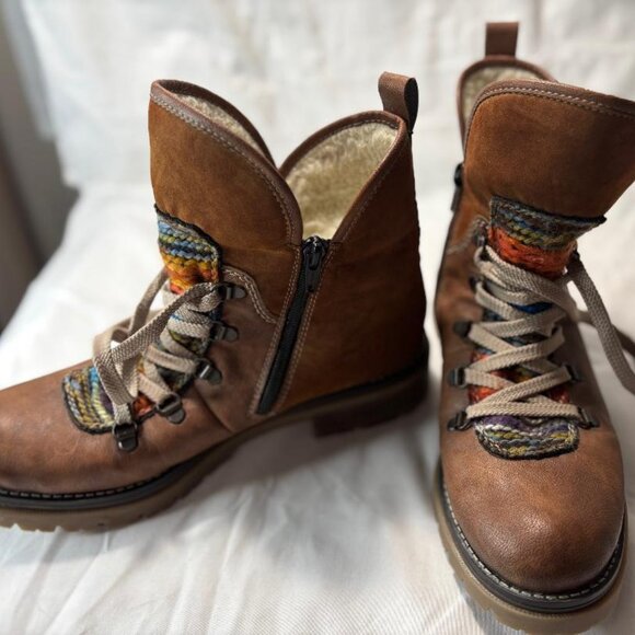 Rieker Boots Women  Zipper on inside of boots  Size 9 NEW - Picture 5 of 9